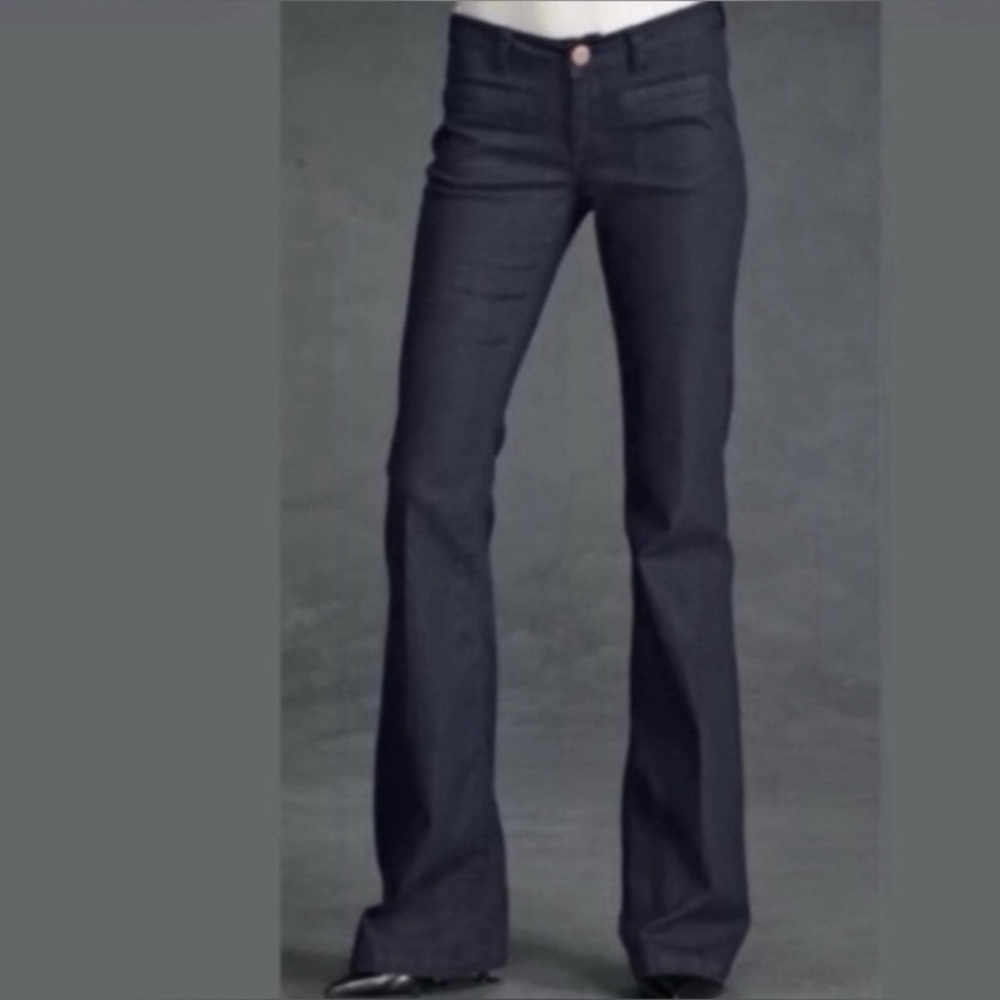 CAbi Dark Blue Wide Leg Jeans - Picture 9 of 9
